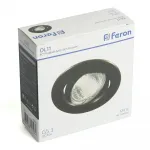 Светильник потолочный встраиваемый Feron DL11 G5.3 IP20 50W от ImperiumLoft