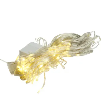 Гирлянда дождь FERON CL26 200LED 2700К (теплый белый) 2*2м+3м IP20 24W 48595 от ImperiumLoft