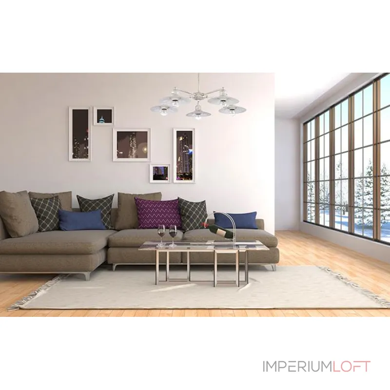 Подвесная люстра Arti Lampadari Taviano White Taviano E 1.1.5 WG