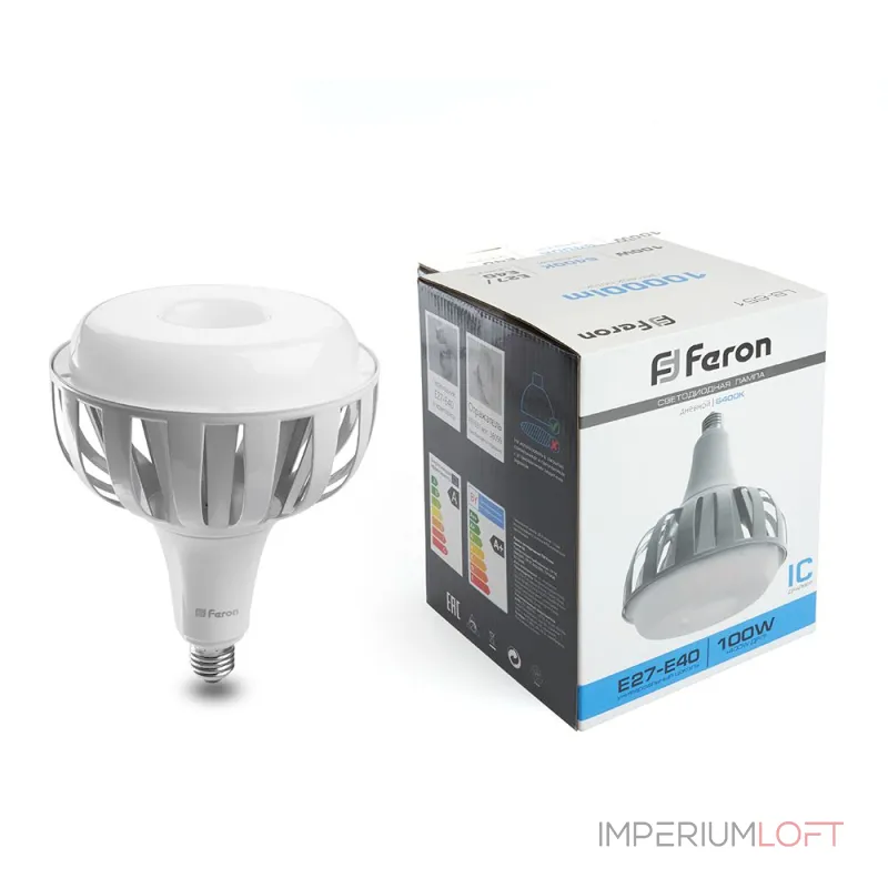 Светодиодная лампа E27 / E40 100W Feron 38096