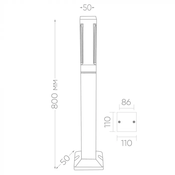 Светильник уличный светодиодный Feron Дубай DH603 LED IP54 5W 4000К от ImperiumLoft
