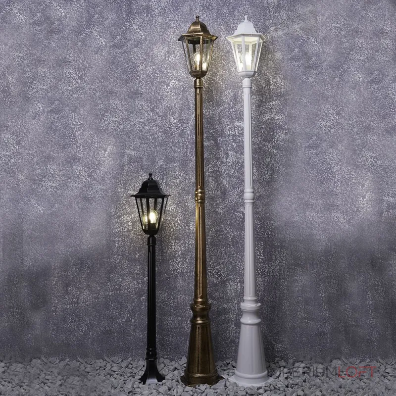 Фонарный столб Feron 6211 11206 Цвет арматуры золото Цвет плафонов прозрачный Фонарный столб Feron 6211 11206 Цвет арматуры золото Цвет плафонов прозрачный