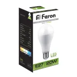 Лампа светодиодная Feron LB-98 Шар E27 20W 175-265V 4000K 25788
