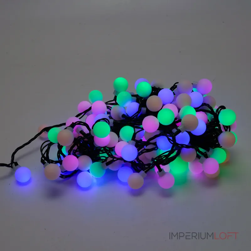 Гирлянда мульти-шарики FERON CL585 125LED (мультиколор) 10м+2м IP20 5W 51451 Гирлянда мульти-шарики FERON CL585 125LED (мультиколор) 10м+2м IP20 5W 51451