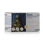 Гирлянда Нить Feron CL05 32304 Цвет арматуры никель Цвет плафонов белый