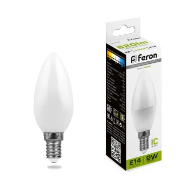 Лампа светодиодная Feron LB-570 E14 9Вт 4000K 25799