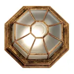 Накладной светильник Feron Аликанте 11651 Цвет арматуры золото Цвет плафонов разноцветный