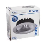 Встраиваемый светильник Feron Saffit 32611 Цвет арматуры белый Цвет плафонов прозрачный