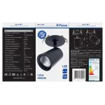 Спот Feron Saffit 41002 Цвет арматуры черный Цвет плафонов черный