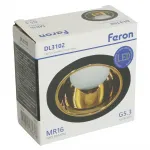 Светильник потолочный встраиваемый Feron DL3102 G5.3 IP20 22W от ImperiumLoft