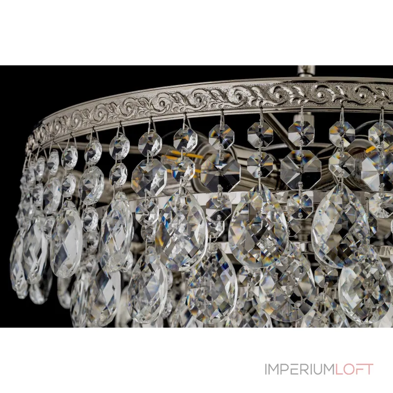 Потолочная люстра Arti Lampadari Castellana Nickel Castellana E 1.3.46.608 N