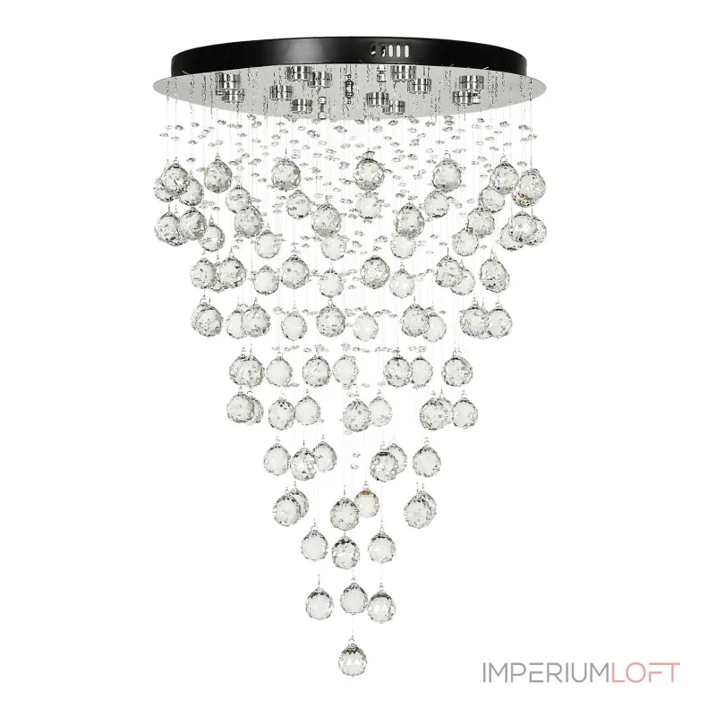 Каскадная светодиодная люстра Arti Lampadari Flusso Nickel Flusso L 1.4.55.601 N