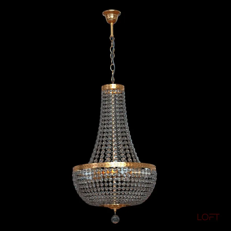 Подвесная люстра Arti Lampadari Castellana Gold Castellana E 1.5.40.100 G