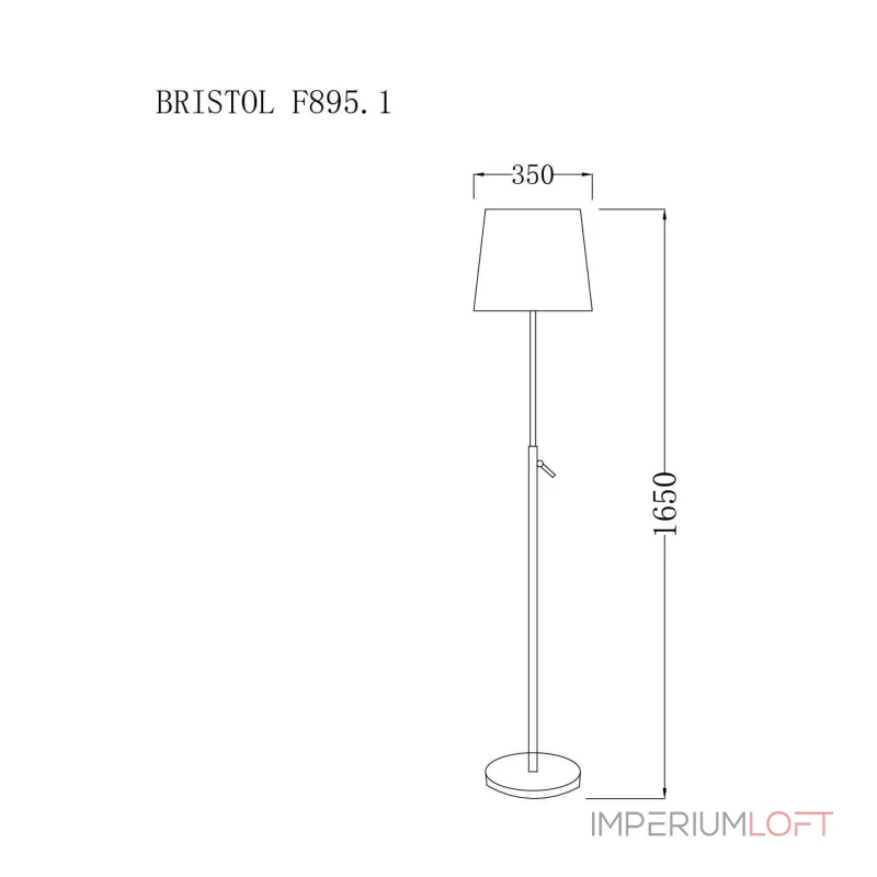 Торшер Lucia Tucci Bristol BRISTOL F895.1