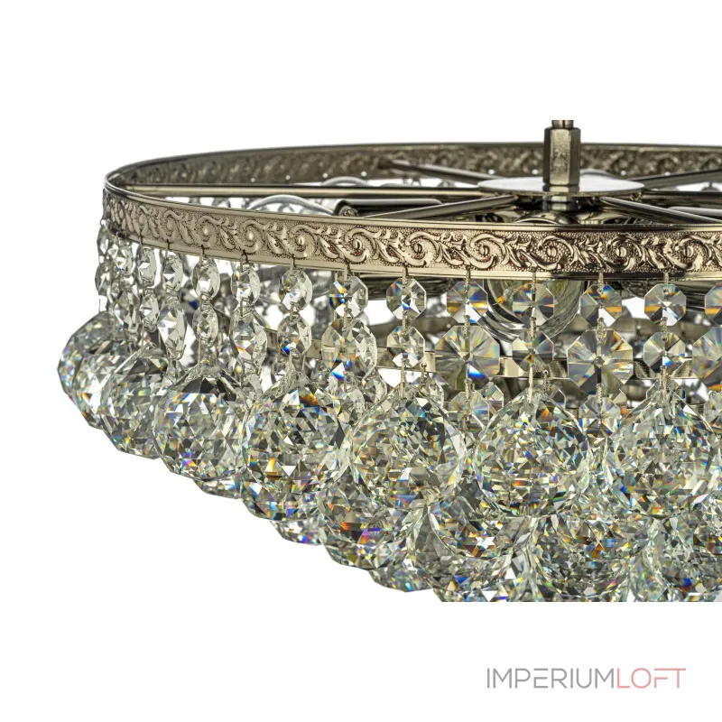 Потолочная люстра Arti Lampadari Castellana Nickel Castellana E 1.3.38.501 N