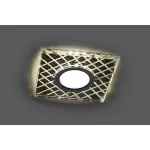 Встраиваемый светильник Feron CD984 32572 Цвет арматуры хром Цвет плафонов прозрачный