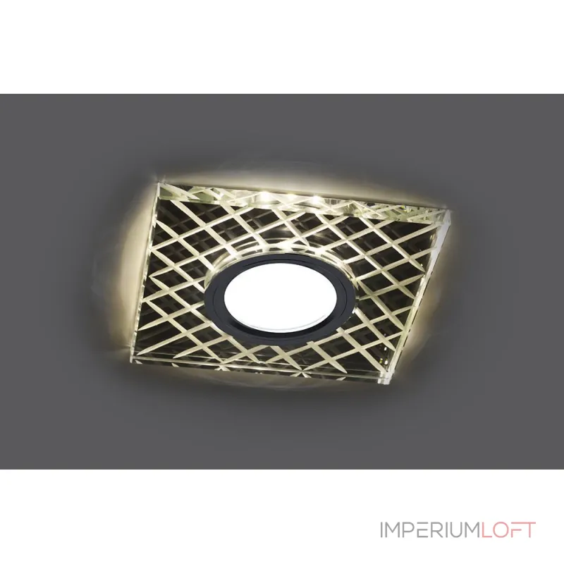 Встраиваемый светильник Feron CD984 32572 Цвет арматуры хром Цвет плафонов прозрачный