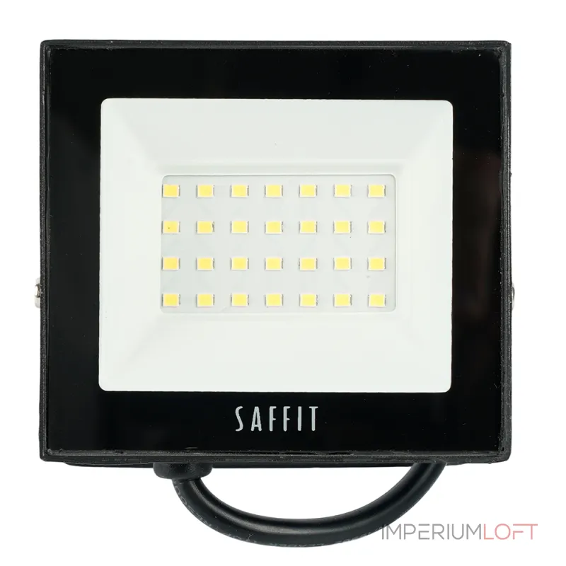 Настенный прожектор Feron Saffit SFL90 55065 Цвет арматуры черный Цвет плафонов прозрачный