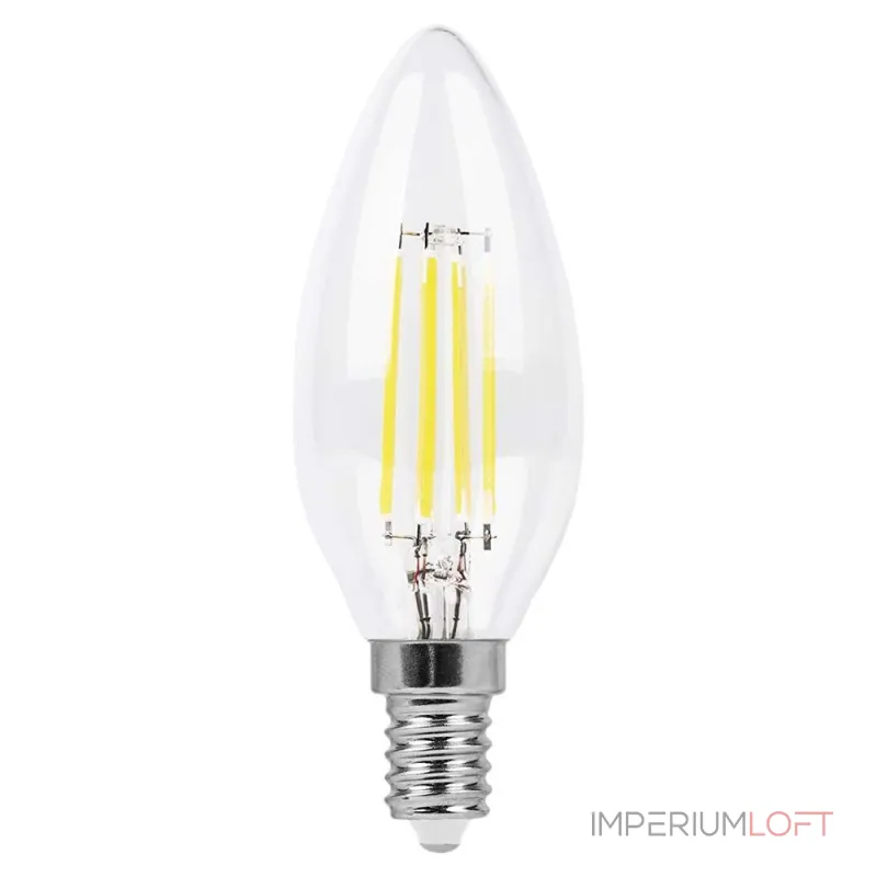 Лампа светодиодная Feron LB-58 свеча E14 5Вт 4000K 25573