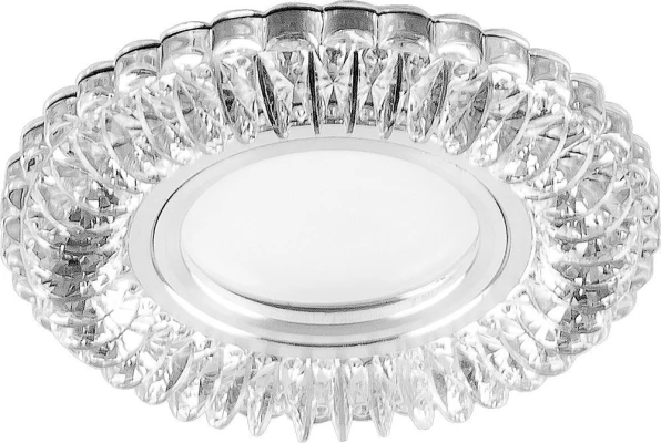 Встраиваемый светильник Feron 28977 Цвет арматуры хром Цвет плафонов прозрачный