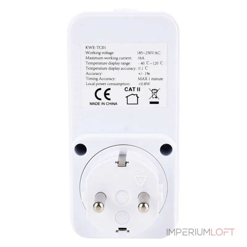 Розетка с таймером Feron ТМ27 48972 от ImperiumLoft