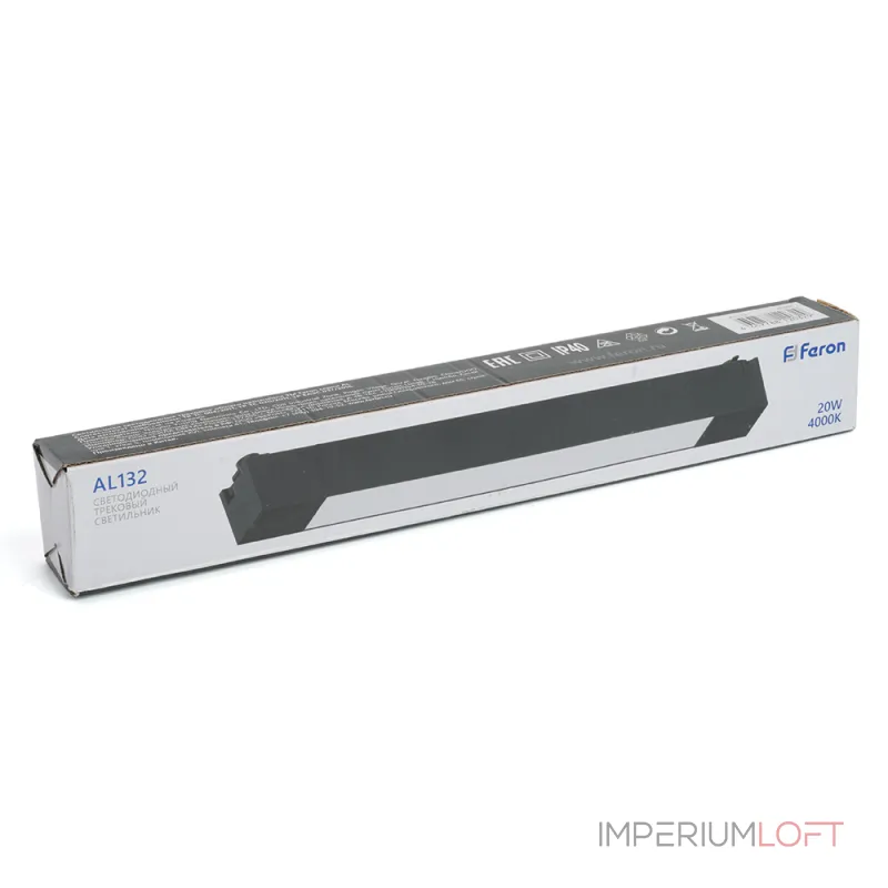 Трековый светодиодный светильник Feron AL132 LED IP40 20W 4000К Трековый светодиодный светильник Feron AL132 LED IP40 20W 4000К