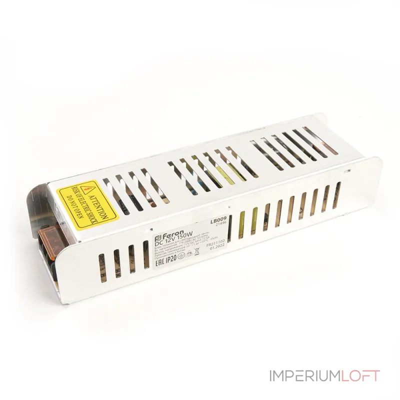 Трансформатор электронный для светодиодной ленты Feron LB009 12Вт 12,5A 150W 21496 Трансформатор электронный для светодиодной ленты Feron LB009 12Вт 12,5A 150W 21496