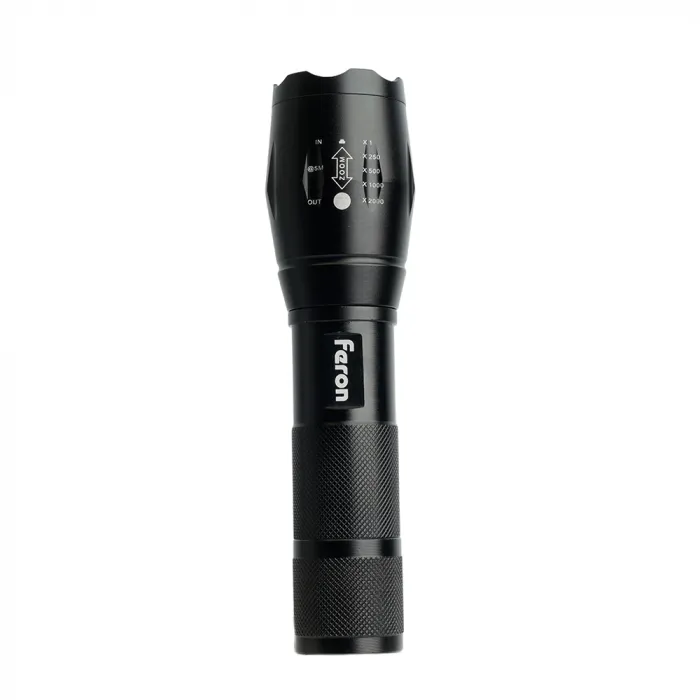 Фонарь ручной с аккумулятором USB ZOOM Feron TH2400 41682 от ImperiumLoft