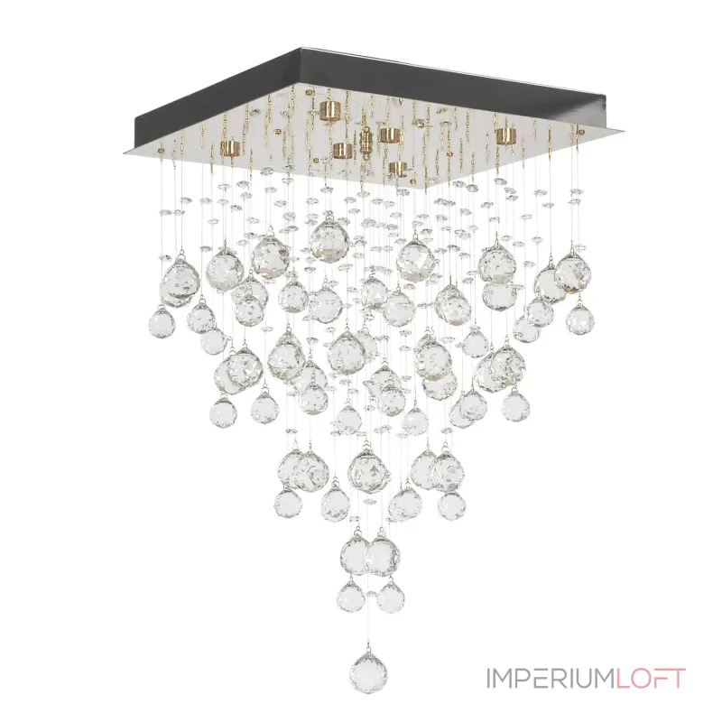 Каскадная люстра Arti Lampadari Flusso Gold Flusso H 1.4.40.615 G