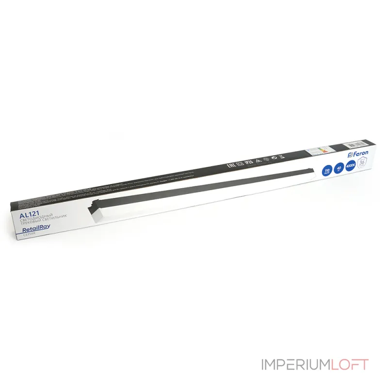 Трековый светодиодный светильник Feron AL121 LED IP20 40W 4000К