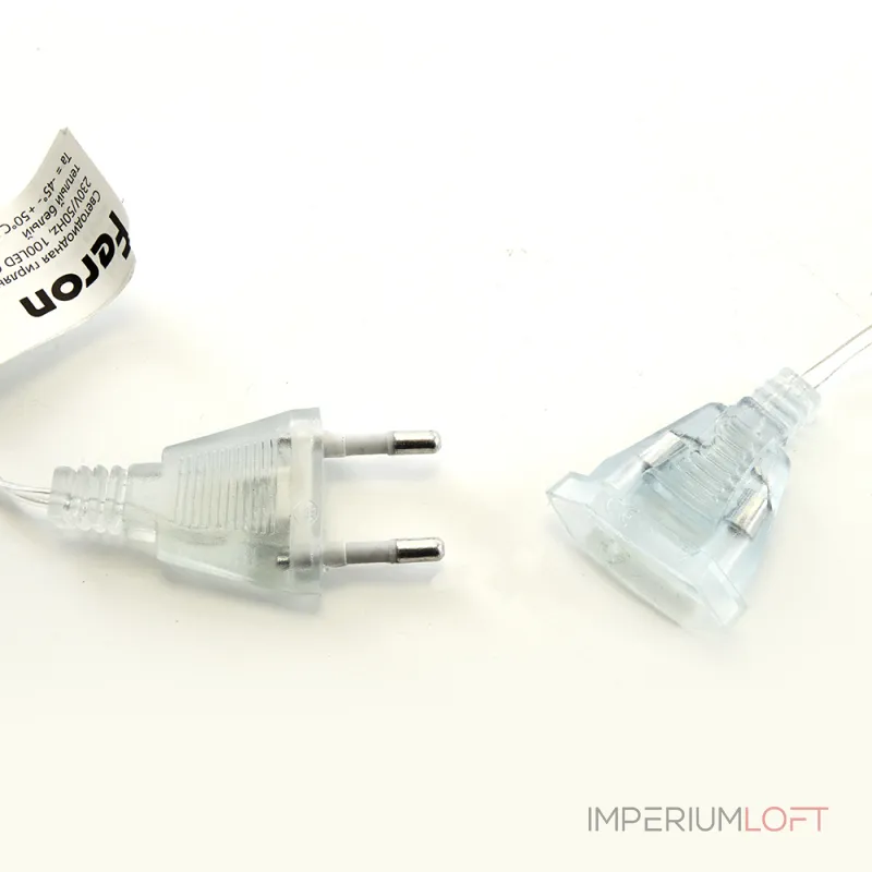 Гирлянда бахрома FERON CL29, 138LED, (мультиколор)3м+3м IP20, 8,5W от ImperiumLoft