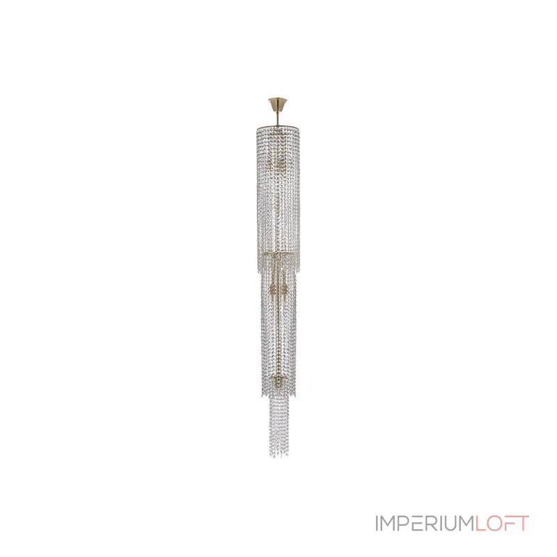 Подвесная хрустальная люстра Arti Lampadari Stella Gold Stella E 1.3.20.105 G