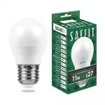Лампа светодиодная SAFFIT SBG4511 Шарик E27 11W 230V 4000K 55139 от ImperiumLoft