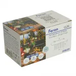 Гирлянда дождь FERON CL26 200LED 5000К (белый) 2*2м+3м IP20 24W 48596 от ImperiumLoft