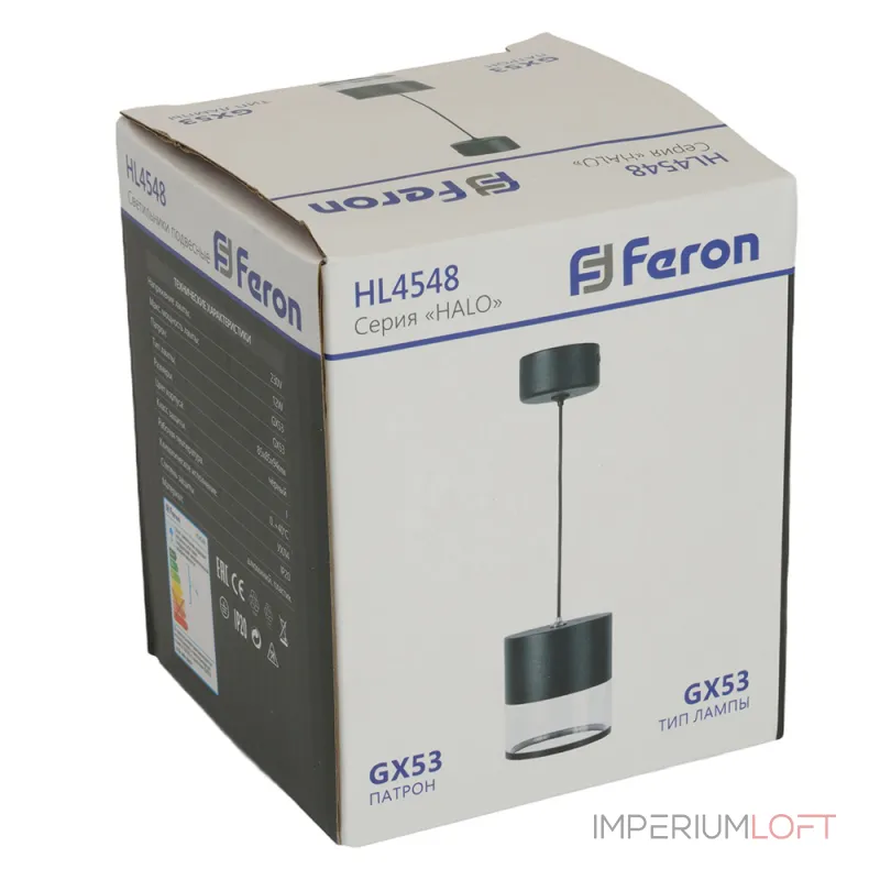 Подвесной светильник Feron HL4548 GX53 IP20 12W