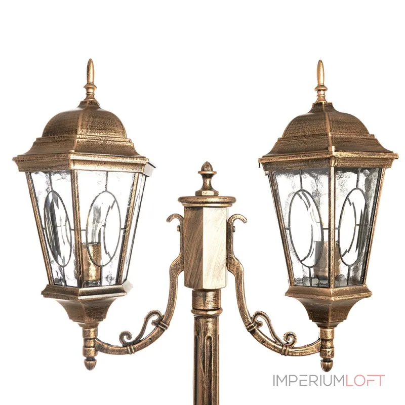 Фонарный столб Feron Витраж с овалом 11325