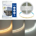 Светодиодная COB лента 320SMD(2110)/м 10Вт/м 24V 5000*8*1.8мм 4000К IP20 Feron 51976