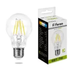 Лампа светодиодная Feron Saffit LB-57 E27 7Вт 4000K 25570 Цвет арматуры Неокрашенный Цвет плафонов фиолетовый