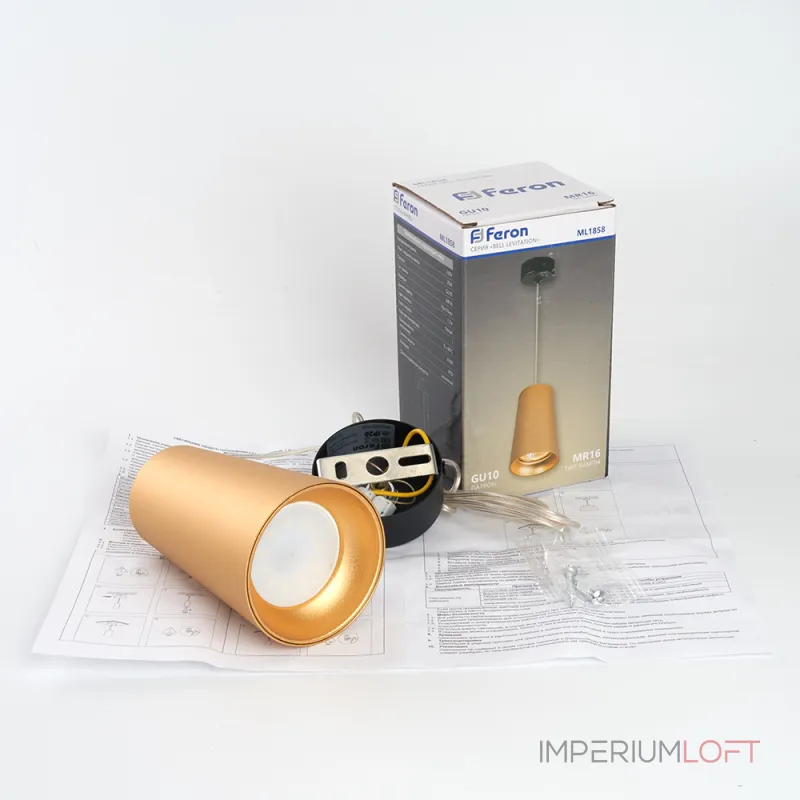 Подвесной светильник Feron ML1858 GU10 IP20 35W