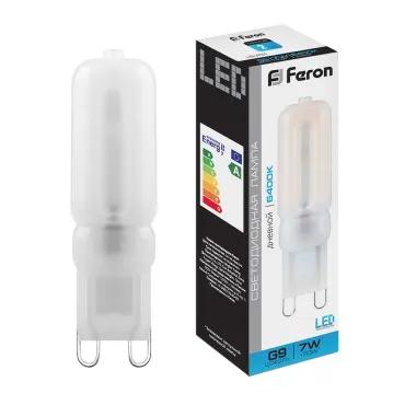Лампа светодиодная Feron LB-431 G9 7Вт 6400K 25757