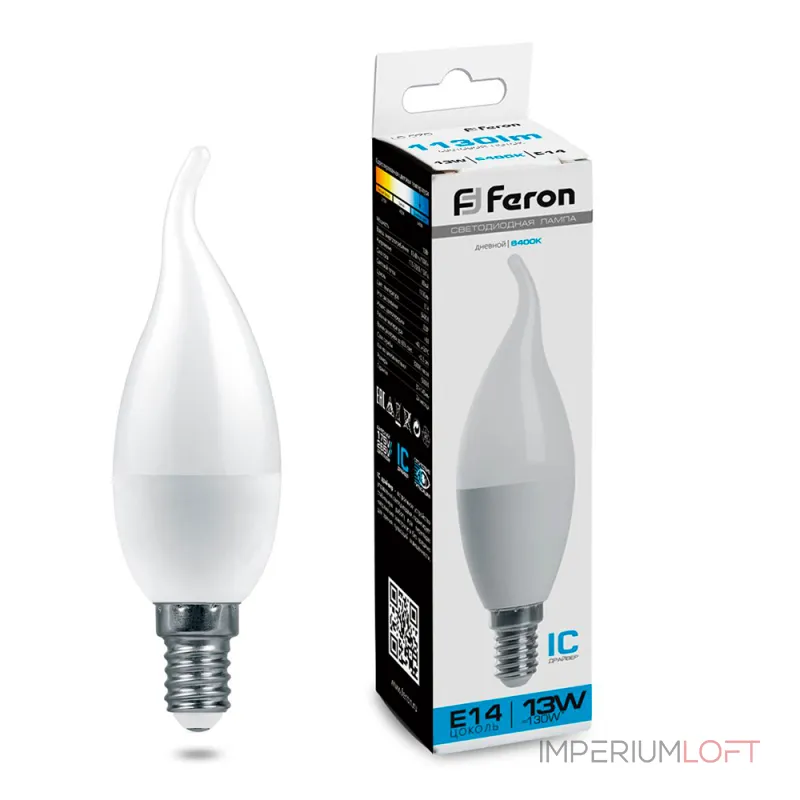 Лампа светодиодная Feron LB-970 E14 13Вт 6400K 38114 Лампа светодиодная Feron LB-970 E14 13Вт 6400K 38114