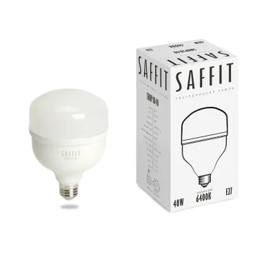 Лампа светодиодная SAFFIT SBHP1040 E27 40W 230V 6400K 55093