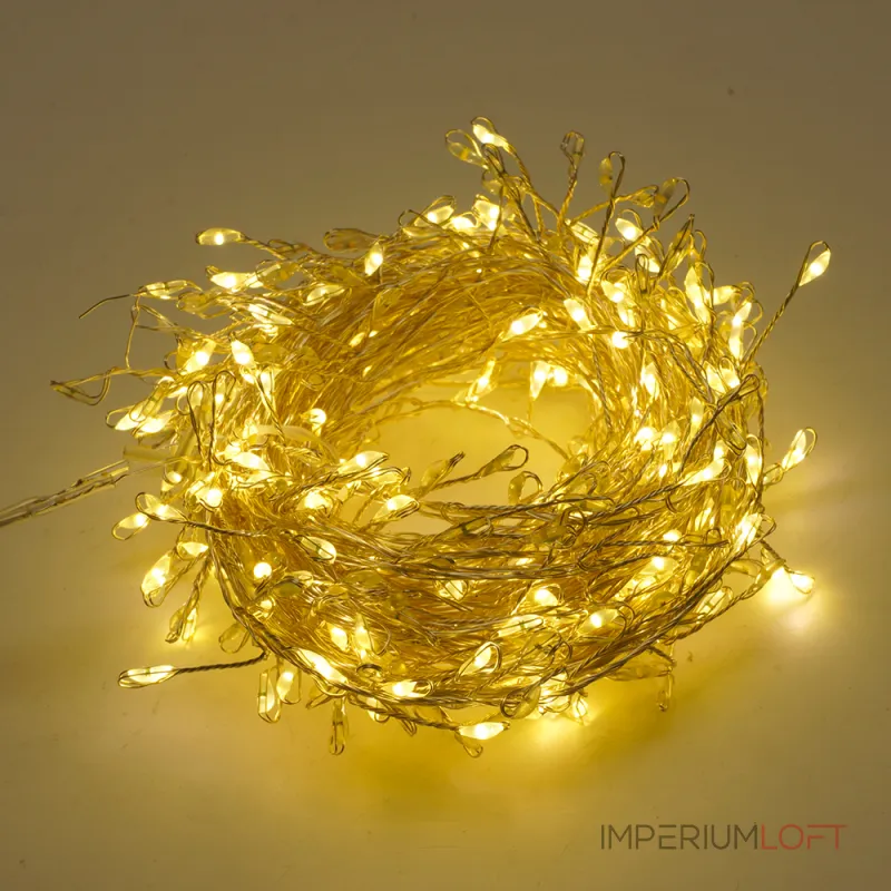 Гирлянда линейная FERON CL584 400LED 2700К (теплый белый) 10м+2м IP20 6W 51447
