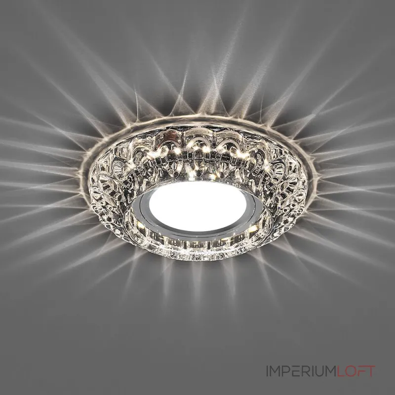 Встраиваемый светильник Feron 32664 Цвет арматуры хром Цвет плафонов белый