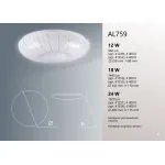 Светодиодный потолочный светильник Feron AL759 LED IP20 24W 4000К