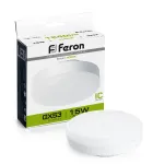 Лампа светодиодная Feron LB-454 GX53 15W 175-265V 4000K 25836