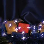 Гирлянда линейная от батареек FERON CL589, 20LED, 5000К (белый) 2м+0,3м IP20, 2W 51446