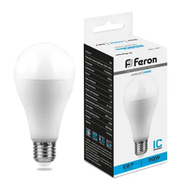 Лампа светодиодная Feron Lb 130 E27 30Вт 6400K 38196