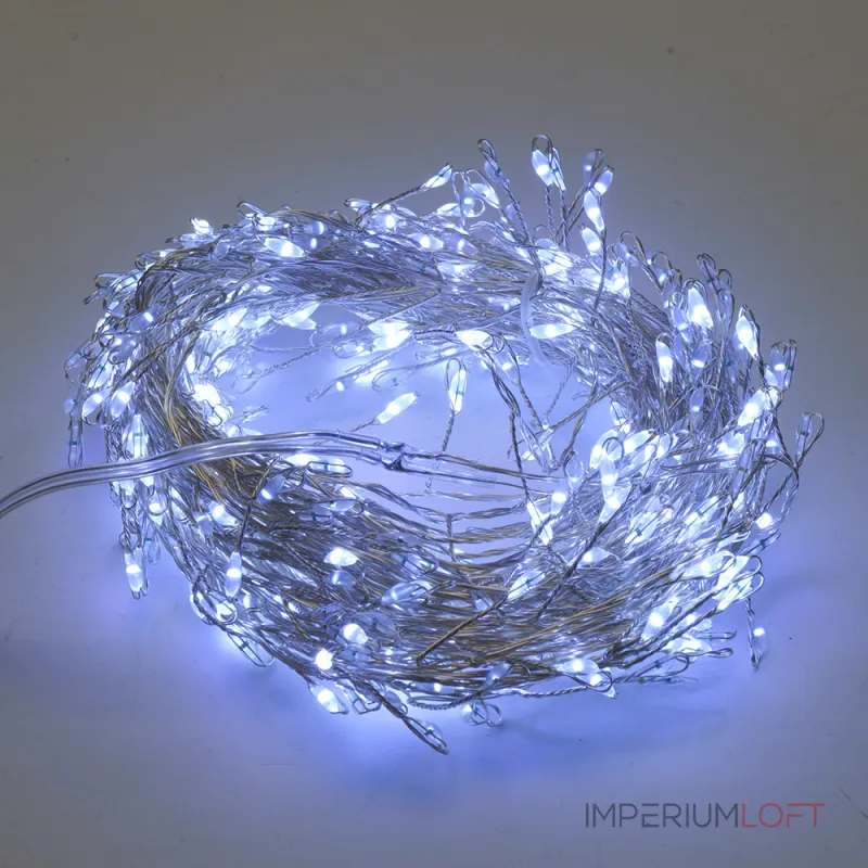 Гирлянда линейная FERON CL584 400LED 5000К (белый) 10м+2м IP20 6W 51448
