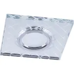 Встраиваемый светильник Feron CD984 32572 Цвет арматуры хром Цвет плафонов прозрачный